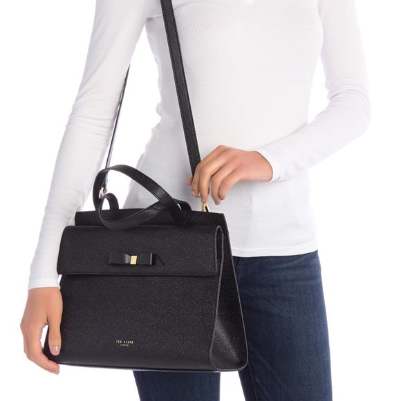 Ted Baker Handbags - Ted Baker London Aarilli Bow Leather Satchel